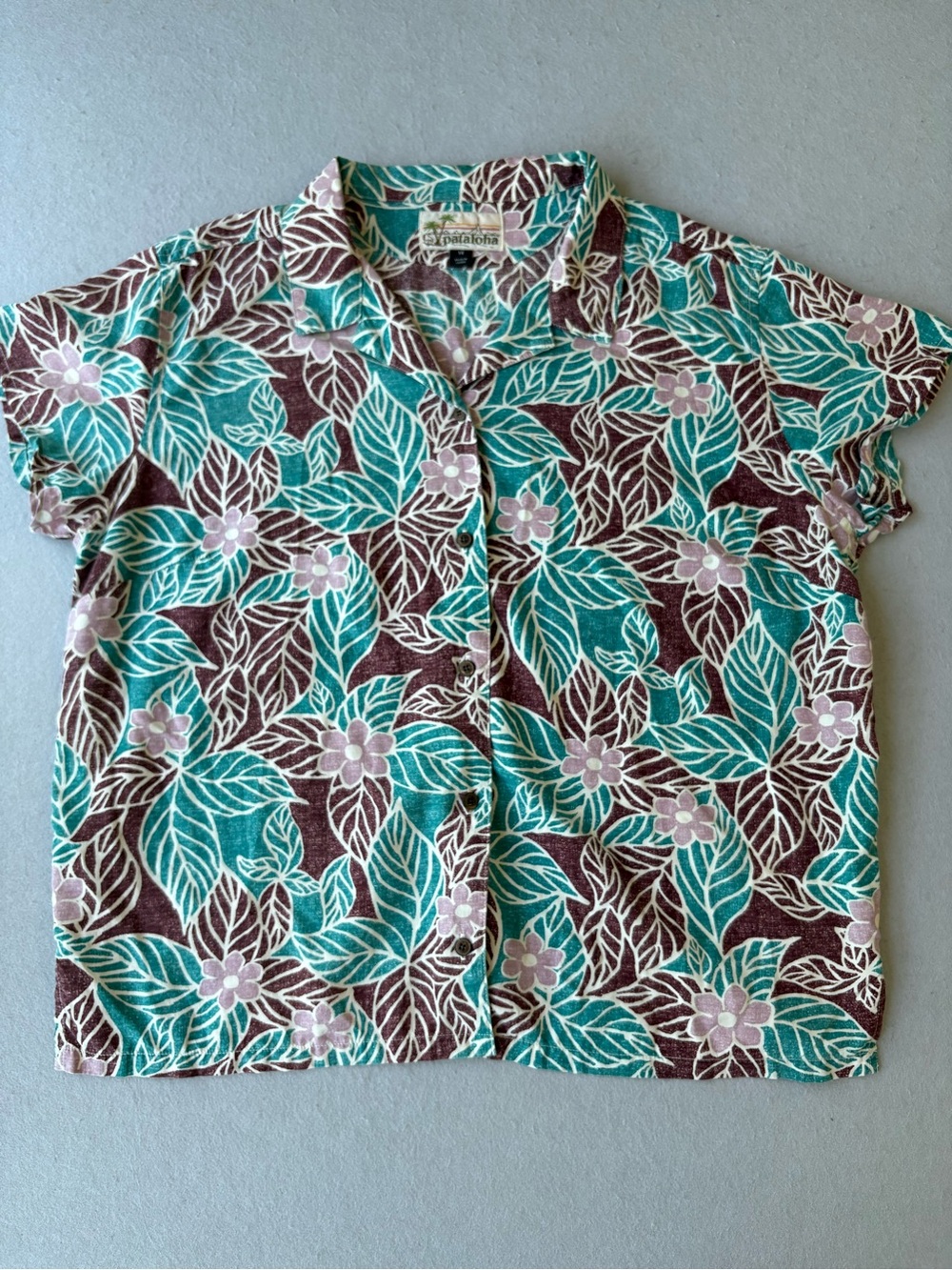 Patagonia Women's Lightweight Pataloha Shirt Sz 14 - Picture 2 of 7